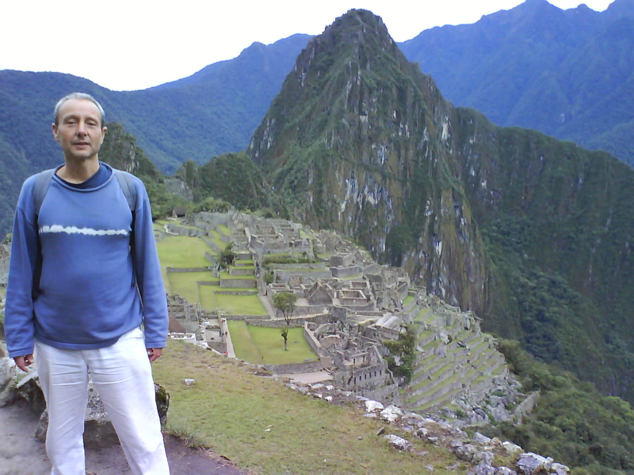 Vista aérea de Machu Pichu